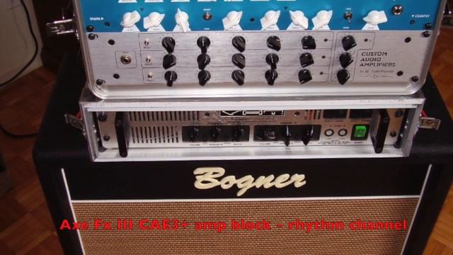 My Axe FX Presets = CAE3+ preamp + VHT power amp смотреть онлайн