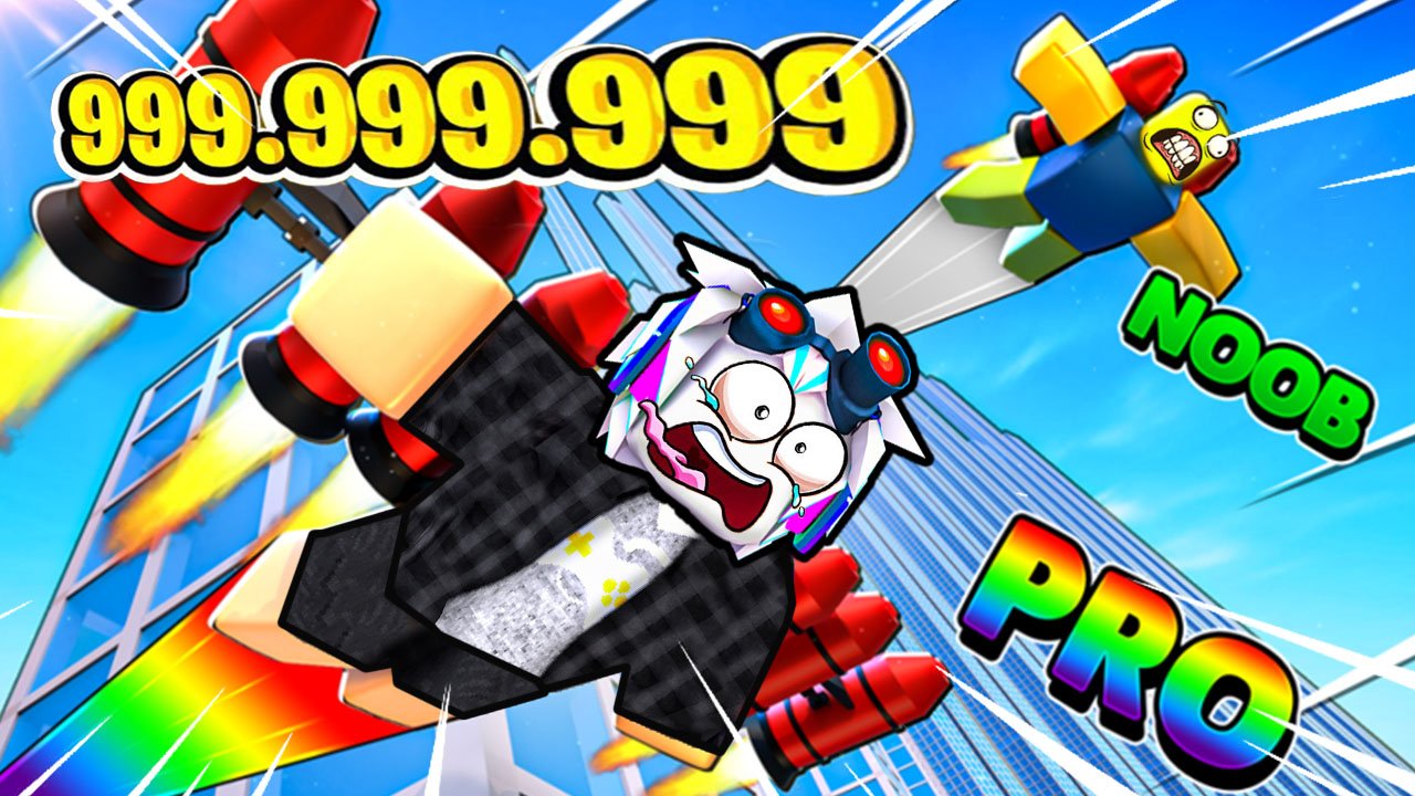 ПОСТРОИЛ САМУЮ ВЫСОКУЮ БАШНЮ И ПРЫГНУЛ ВНИЗ С ДЖЕТПАКОМ И ПАРАШЮТОМ! ROBLOX смотреть онлайн