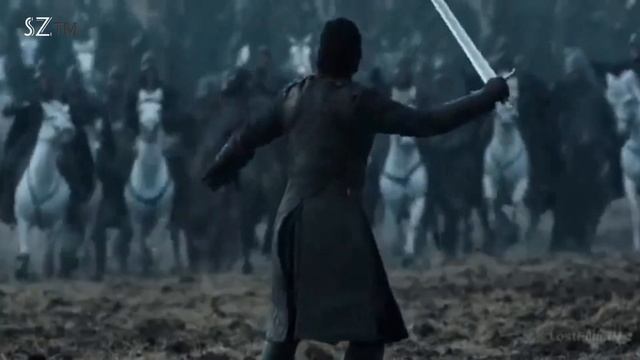 Битва за Винтерфелл(Игра престолов )JON SNOW смотреть онлайн