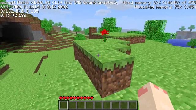 Minecraft Java Edition Alpha v1.0.8 смотреть онлайн
