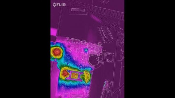 диагностика и ремонт различных ноутбуков при помощи тепловизора flir one pro