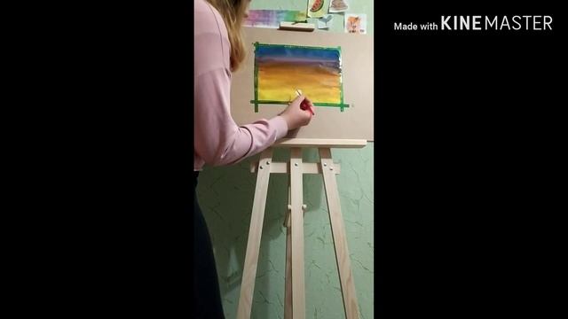 Видео как я рисую на мольберте ?? смотреть онлайн