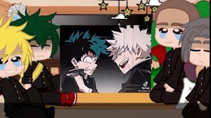 реакция бывших обидчиков деку на него+БакуДеку.