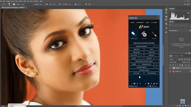 Beautify Panel 2 | Photoshop Retouching Extension Panel - Photoshop Tutorial (NILA RACIGAN) смотреть онлайн