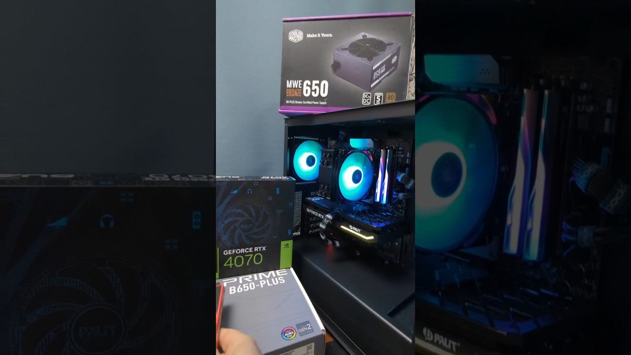 Хайповый ПК Ryzen 7500f и Rtx4070 #shorts смотреть онлайн