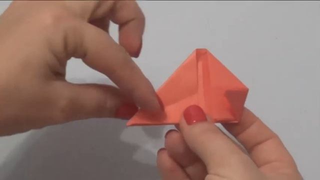 Сердце-валентинка 3D. Оригами из бумаги смотреть онлайн