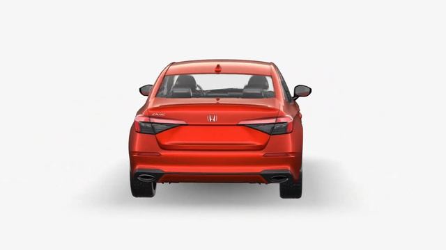 Honda Civic 2022 3D model смотреть онлайн