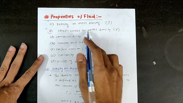 Video 2: | Properties of Fluid | || Mass Density, Specific Weight || смотреть онлайн