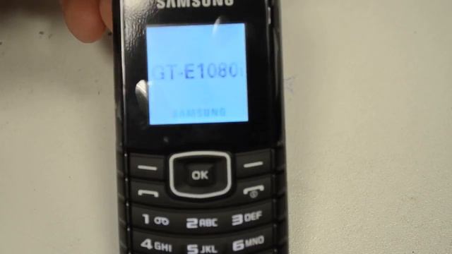 Сброс настроек до заводских GT-E1080i Samsung смотреть онлайн