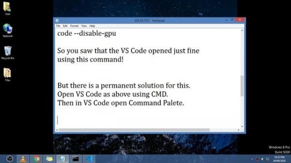 Visual Studio Code Black Screen Fix || PERMANENT SOLUTION ||