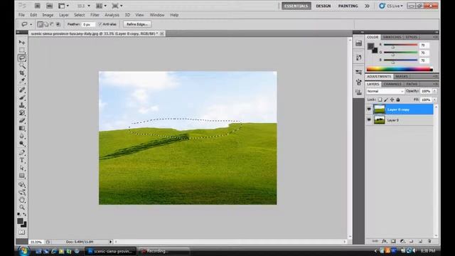 Photoshop CS5 Tutorial: Content Awareness смотреть онлайн
