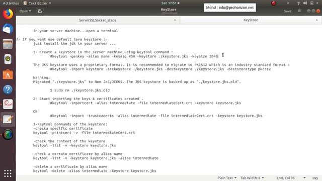 6 Server Side create Key Store Presentation смотреть онлайн