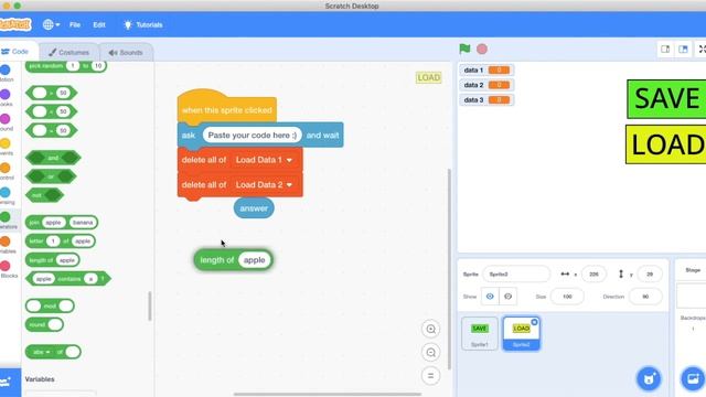 How to make save and load in Scratch [The Easiest Way] смотреть онлайн