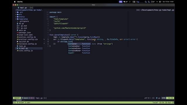 HTMX Go Todo List Application (#5 - Parse Templates and Sprig) смотреть онлайн