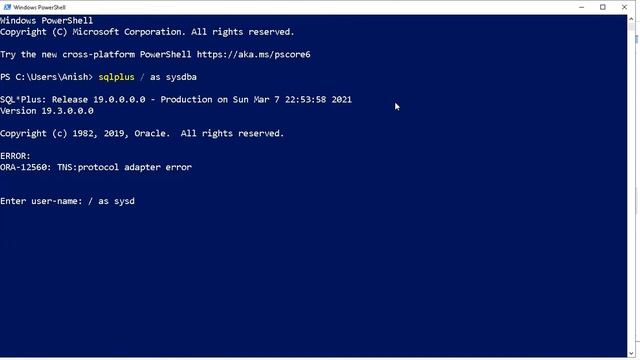 How to Fix ORA-12560: TNS: Protocol Adapter Error -- Oracle Troubleshoot смотреть онлайн