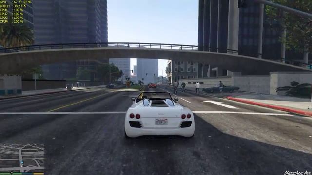 GTA V on Athlon X4 845 Full HD VSync... смотреть онлайн