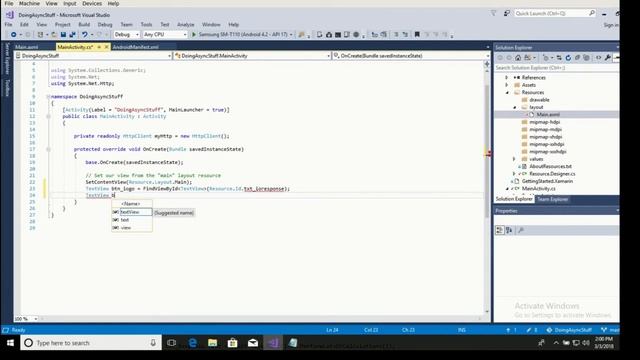 Xamarin Async Programming смотреть онлайн