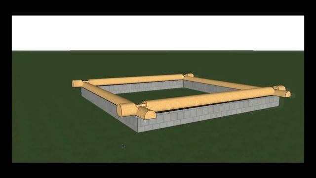 Окладной (первый) венец сруба. Теория. Сруб своими руками. Часть 7/1. смотреть онлайн