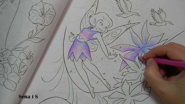 ЧЕЛЛЕНДЖ раскрашиваю ФЕЙ и эльфов ФЕЙВРАЛЬ начинаю раскраски/ Сompleted Coloring Pages / SenaiS Art смотреть онлайн