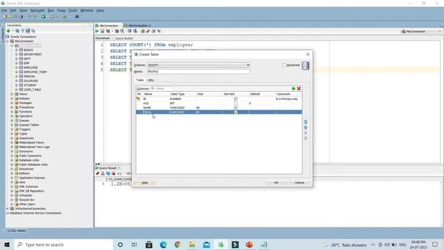How to Create Table in Oracle SQL Developer? | Oracle SQL Developer Tutorial in Hindi | KK HindiGya смотреть онлайн