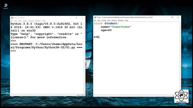 Python Sinhala By ChamiViews Part 51 - OOP - Part - 1 - Class смотреть онлайн