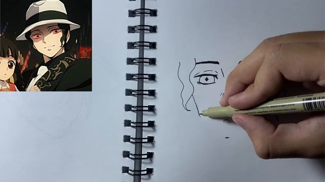 Как нарисовать Мудзана за 7 минут #клинокрассекающийдемонов смотреть онлайн