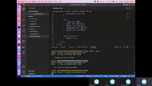 Git (basics) 2022-08-19 (Telugu) смотреть онлайн