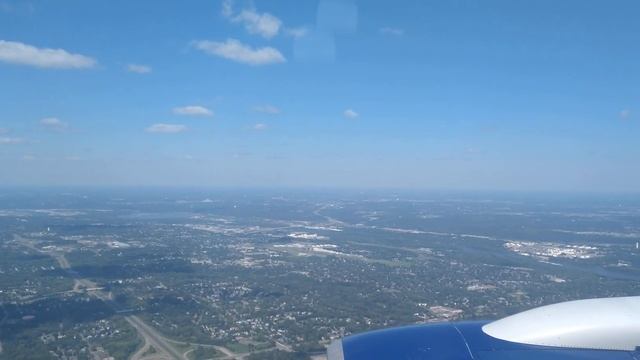 757-200 Landing in Minneapolis Airport. смотреть онлайн