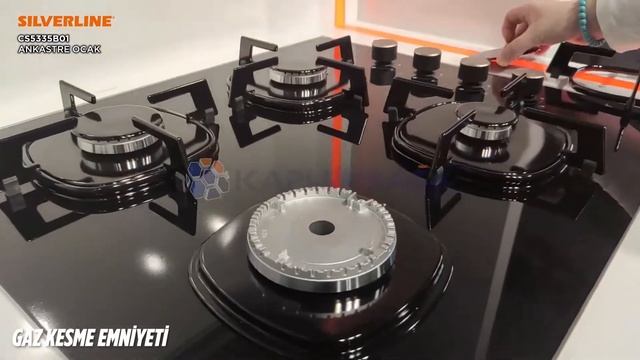 Silverline Siyah Ankastre Set - 3373 Misto 60cm, CS5335B01, BO6504B01 смотреть онлайн