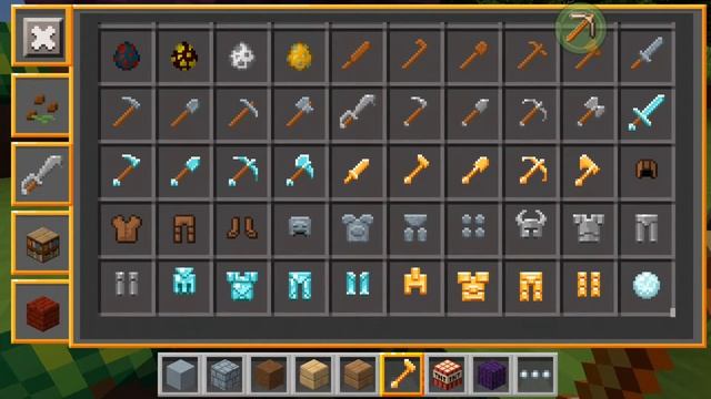 Toomanyitems(mcpe master) на майнкрафт 0.12.1 смотреть онлайн