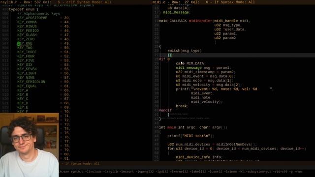 Coding a Synthesizer in C (episode #6) смотреть онлайн