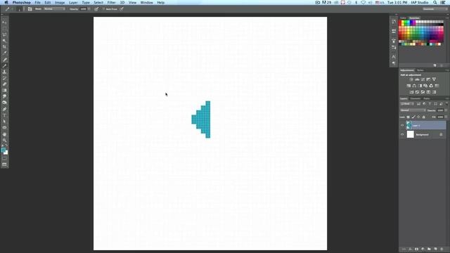 How to Make Pixel Art / Beginner Photoshop Tutorial / By Nick Casale смотреть онлайн
