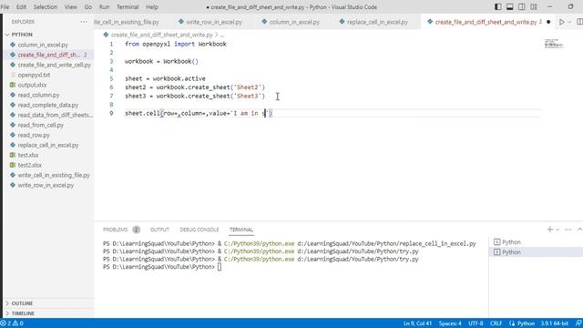 Excel Automation Tutorial - 10 | Writing Data to Different Sheets of Same Excel | openpyxl | Python смотреть онлайн