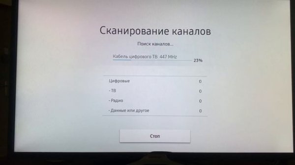 ТВ Samsung на Tizen OS. Перенастройка цифровых каналов Триолан.