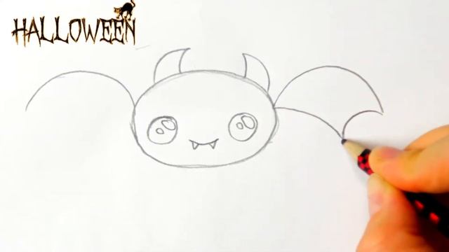 Рисуем кавайные рисунки на Хеллоуин ? смотреть онлайн