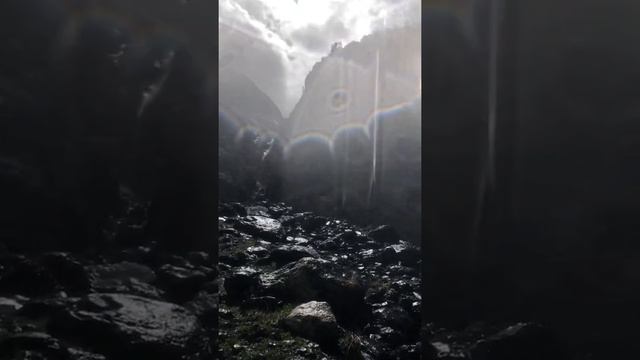 Суфруджинский водопад в Домбае