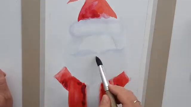 Нарисовать Деда Мороза смотреть онлайн