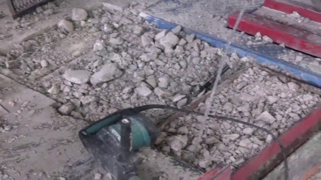 Демонтаж бетонного пола, частичный демонтаж смотреть онлайн