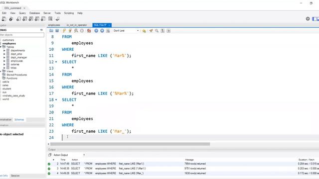 SQL LIKE/NOT LIKE Operator #mysql #sql смотреть онлайн
