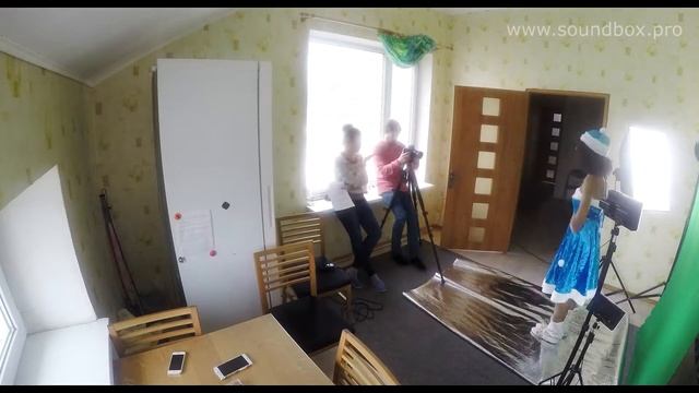 Рабочий процесс видеосъемки в студии Soundbox