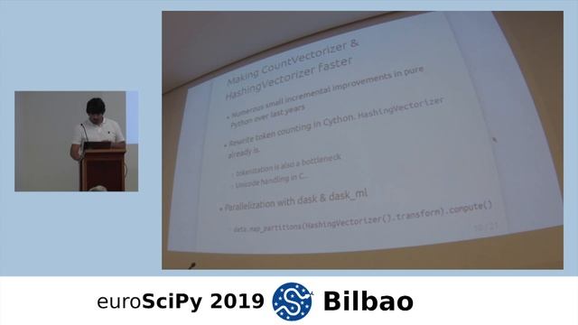 EuroSciPy 2019 Bilbao - vtext: fast text processing in Python using Rust - Roman Yurchak смотреть онлайн