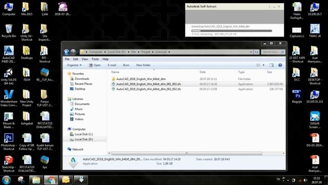 Autodesk Self Extract problem смотреть онлайн