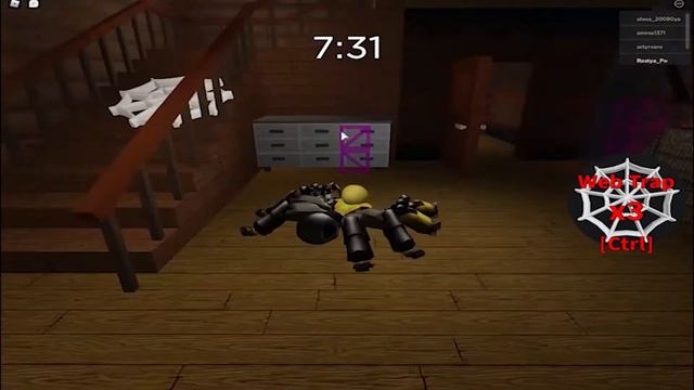 Кого укусит паук в роблокс Roblox spider #1 смотреть онлайн