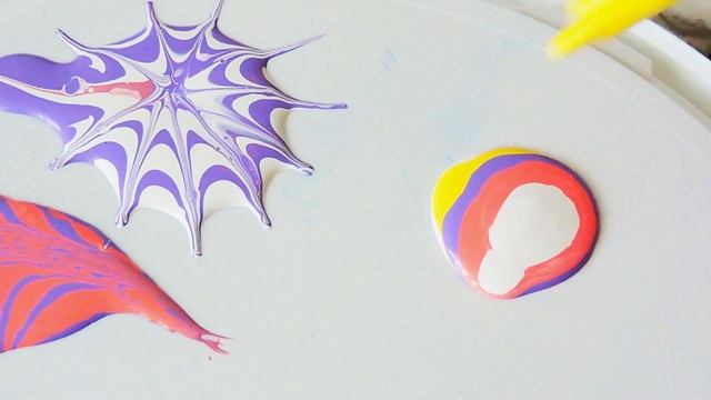 ФЛЮИД АРТ. Мой способ заливки. FLUID PAINTING. смотреть онлайн