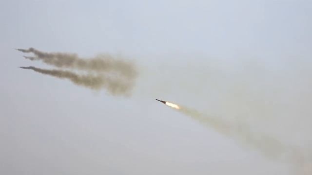 Работа российской артиллерии в зоне проведения специальной военной операции.