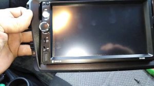 Китайская магнитола Podofo 2 din 7''  7010b  установка в родную рамку калина 2, калина new