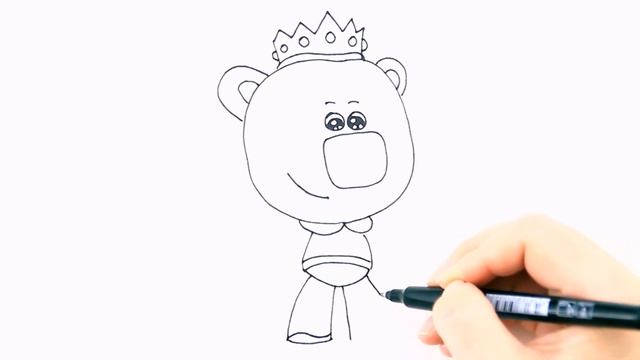 How to draw a Kesha mimimishka. Мультик раскраска Ми-ми-мишки / MimiDom Art смотреть онлайн