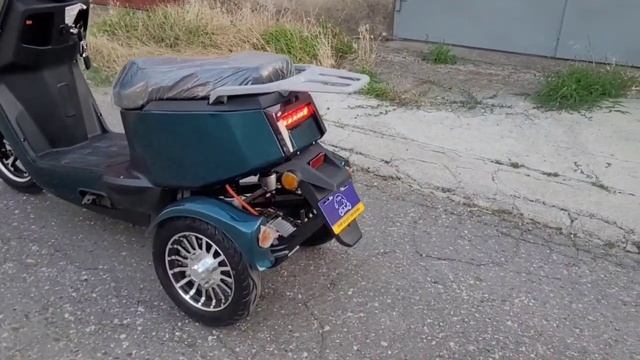 Электромопед, электрический трицикл H1 Tricycle смотреть онлайн