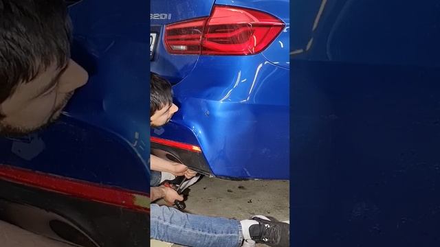 Удаление вмятин с помощью крючка смотреть онлайн
