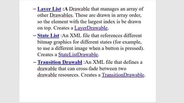 Drawable resource in Android смотреть онлайн